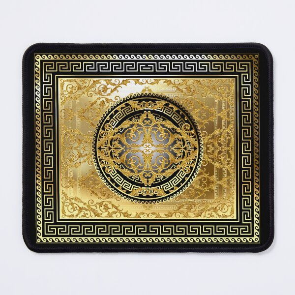 Item preview, Ornate Baroque Black Gold Greek Keys Meander designed and sold by Yiorgos Designs.