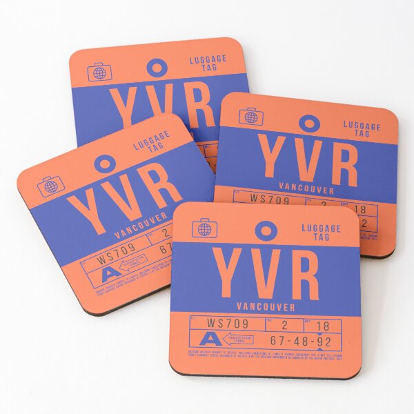Item preview, Luggage Tag B - YVR Vancouver Canada designed and sold by VoodooCircus.
