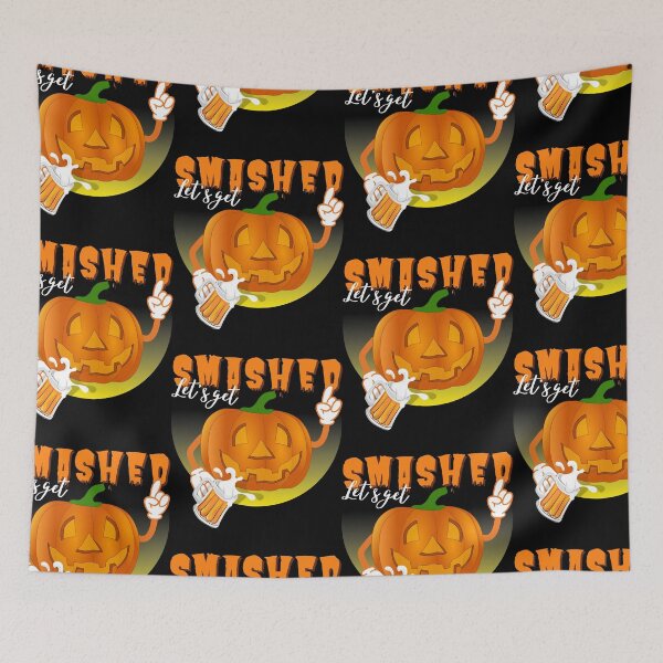 Item preview, Let's get smashed, funny drinking halloween design designed and sold by reka88.