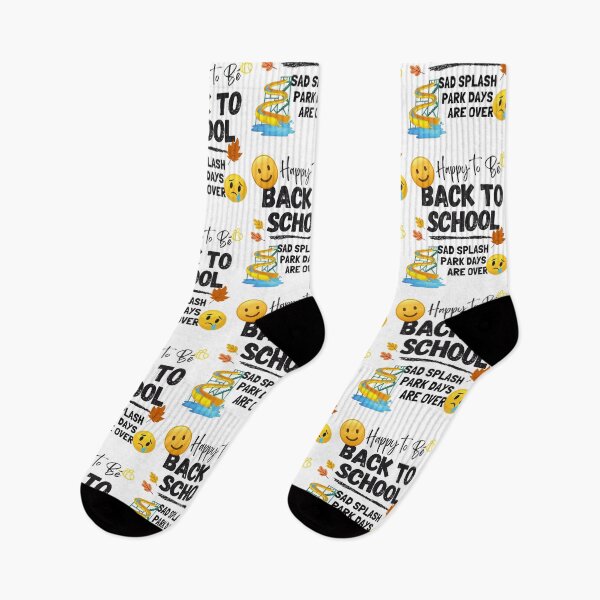 Item preview, Happy to be Back To School, Sad Splash Park Days are over designed and sold by PeffysArt.