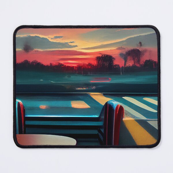 Item preview, Diner at Sunset 1 designed and sold by Creative Shed Designs.
