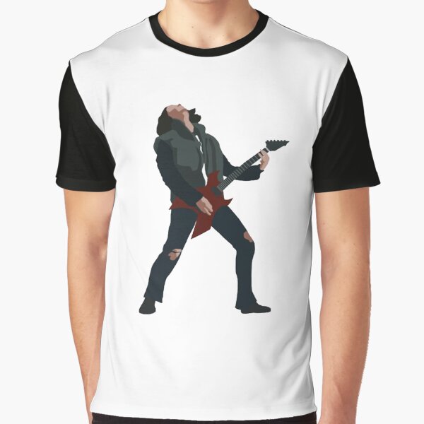 Item preview, Eddie Munson with guitar - Stranger Things 4 designed and sold by storerapo.