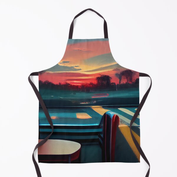 Item preview, Diner at Sunset 1 designed and sold by Creative Shed Designs.