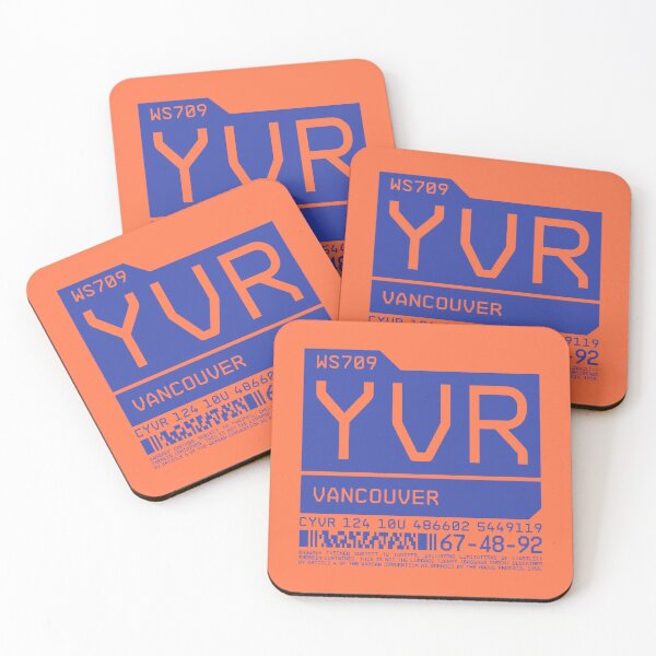 Item preview, Luggage Tag C - YVR Vancouver Canada designed and sold by VoodooCircus.