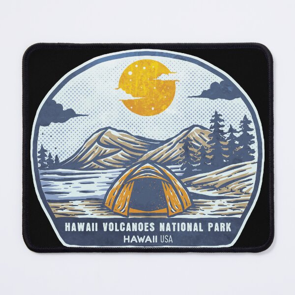 Artikelvorschau, Hawaii-Volcanoes-Nationalpark-Weinlese-Sonnenuntergang-Lager entworfen und verkauft von JordanHolmes.