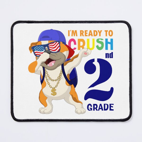 Item preview,  I'm Ready To Crush 2 nd Grade  Funny Dabbing Pug Dog Dab  Back To School designed and sold by ANO  RIC.