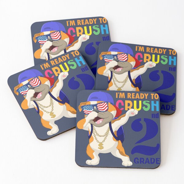 Item preview,  I'm Ready To Crush 2 nd Grade  Funny Dabbing Pug Dog Dab  Back To School designed and sold by ANO  RIC.