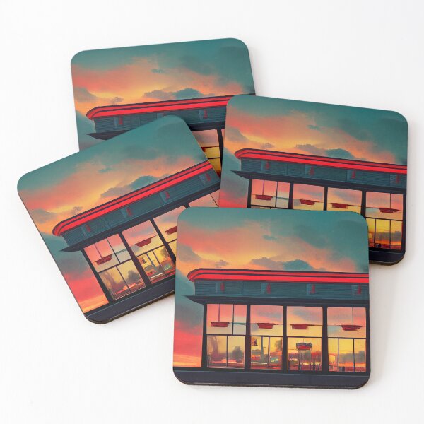 Item preview, Diner at Sunset 2 designed and sold by Creative Shed Designs.