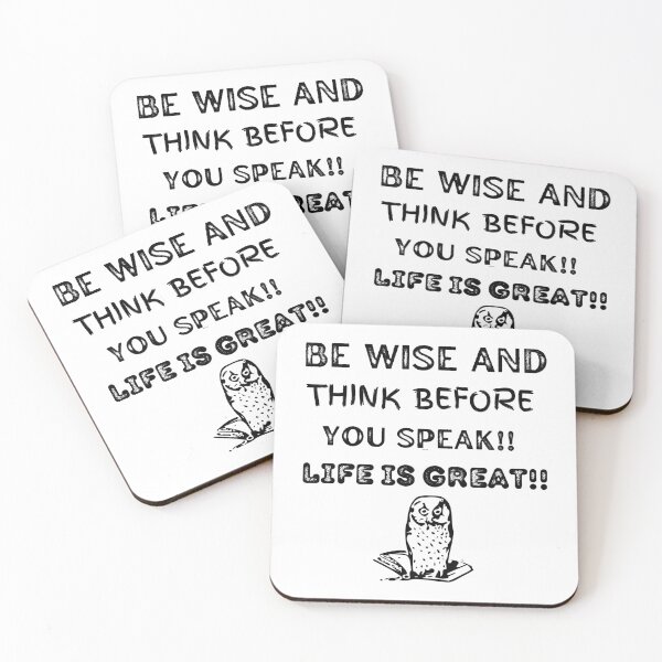 Item preview, Think before you speak. designed and sold by RonelM.