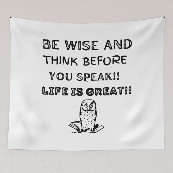 Item preview, Think before you speak. designed and sold by RonelM.