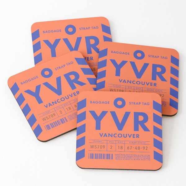 Item preview, Luggage Tag D - YVR Vancouver Canada designed and sold by VoodooCircus.