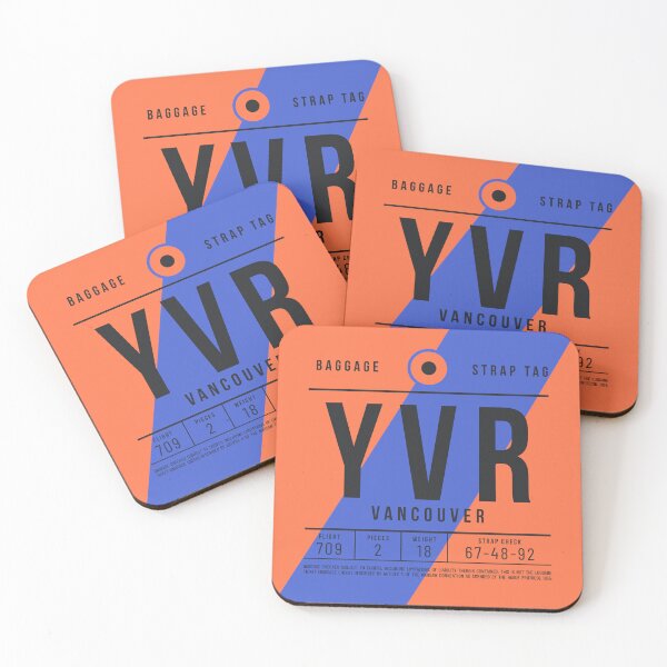Item preview, Luggage Tag E - YVR Vancouver Canada designed and sold by VoodooCircus.
