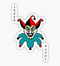 Joker playing card Sticker