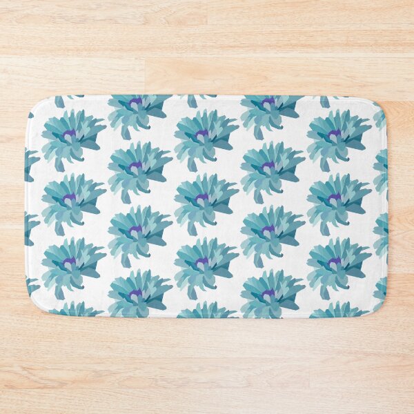 Item preview, Turquoise Flower Polygon Art designed and sold by Peechowspets.