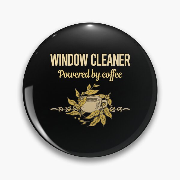 Item preview, Powered By Coffee Window Cleaner designed and sold by toniabrendaom.