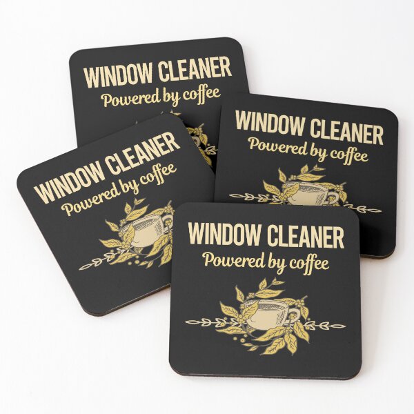 Item preview, Powered By Coffee Window Cleaner designed and sold by toniabrendaom.