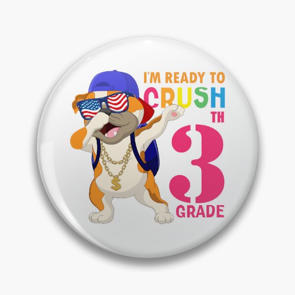 Item preview,   I'm Ready To Crush 3 th Grade  Funny Dabbing Pug Dog Dab  Back To School designed and sold by ANO  RIC.