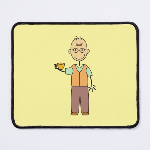 Item preview, Cute Grand Pa Holding Cup Smiling designed and sold by SpecAli.
