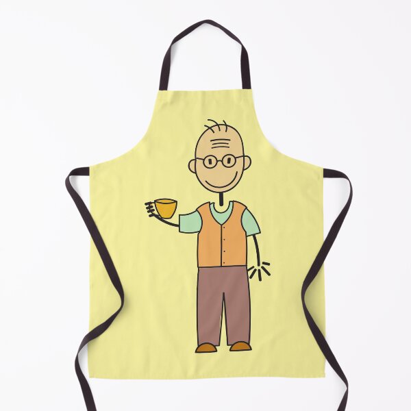Item preview, Cute Grand Pa Holding Cup Smiling designed and sold by SpecAli.