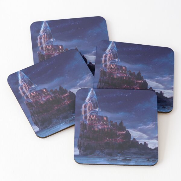 Item preview, Fantasy Castle Landscape Painting 5 designed and sold by ZoeticArt.