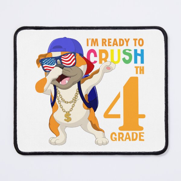 Item preview,   I'm Ready To Crush 4 th Grade  Funny Dabbing Pug Dog Dab  Back To School designed and sold by ANO  RIC.