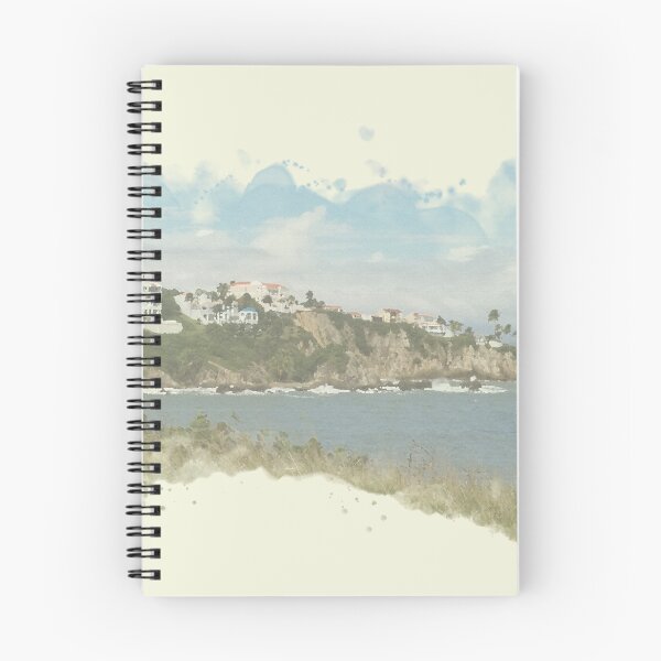 Item preview, Palmas del Mar Beach Cliffside designed and sold by solcaribearts.