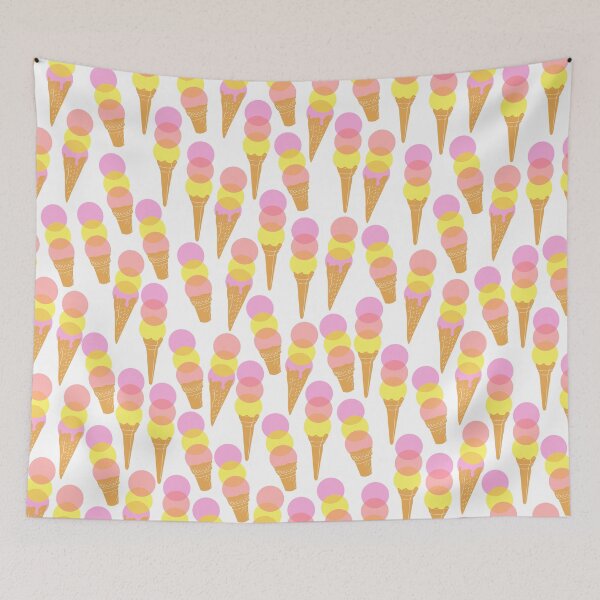 Item preview, Cute and Colorful Ice Cream Pattern designed and sold by kapotka.