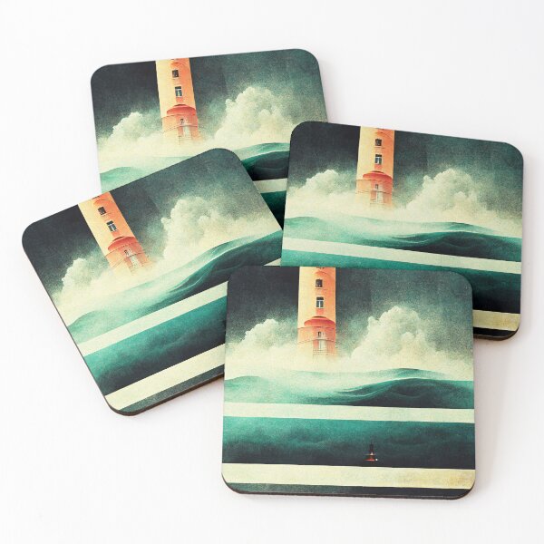 Item preview, Lighthouse and Stripes designed and sold by Krys Dygas.