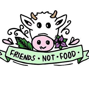 Artwork thumbnail, Vegan Friends Not Food Tumblr by NicolasArt