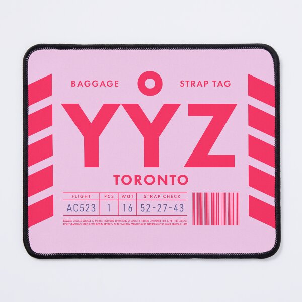 Item preview, Luggage Tag D - YYZ Toronto Canada designed and sold by VoodooCircus.