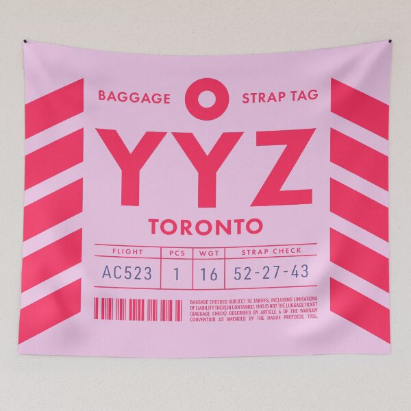 Item preview, Luggage Tag D - YYZ Toronto Canada designed and sold by VoodooCircus.