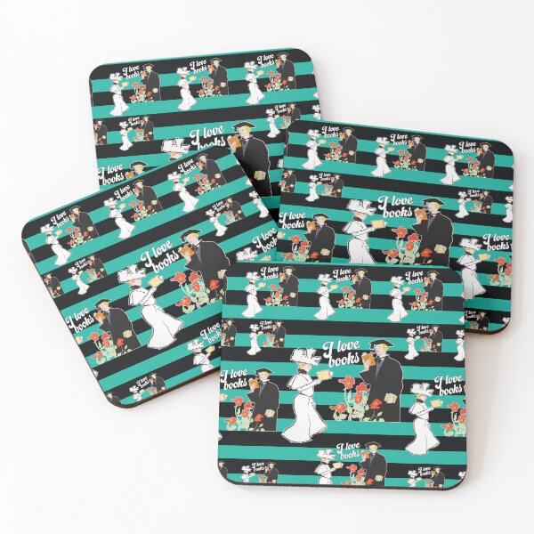 Item preview, I love books, nostalgic illustration, Edward Penfield designed and sold by Mauswohn.