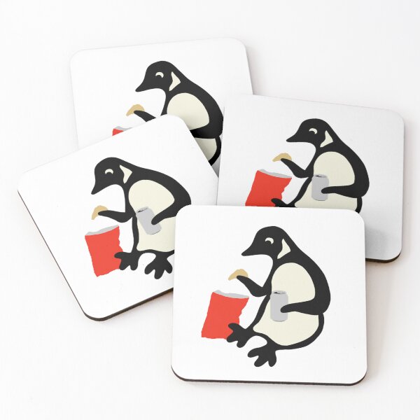 Item preview, Penguin Eating designed and sold by The Parody Penguin Project.