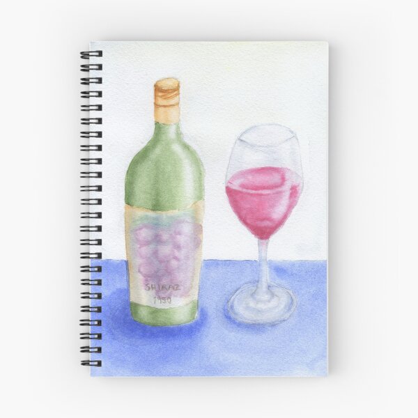Item preview, Shiraz Wine & Glass designed and sold by Kathryn Price.
