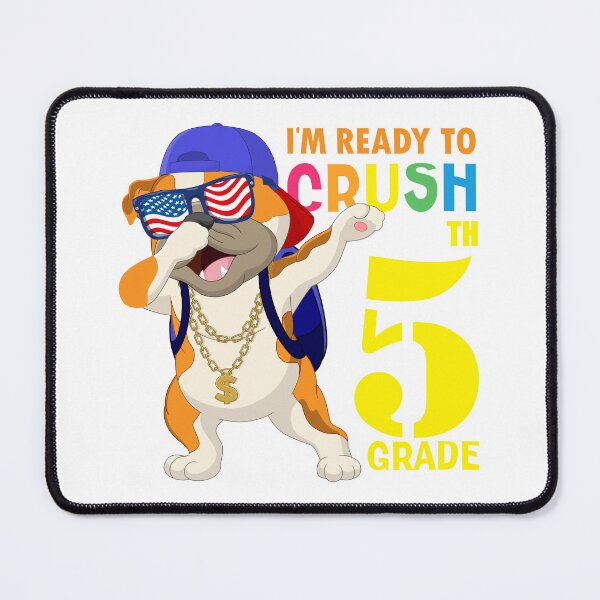 Item preview, I'm Ready To Crush 5 th Grade Funny Dabbing Pug Dog Dab Back To School designed and sold by ANO RIC.