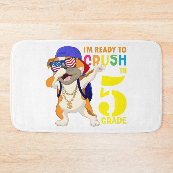 Item preview,   I'm Ready To Crush 5 th Grade  Funny Dabbing Pug Dog Dab  Back To School designed and sold by ANO  RIC.