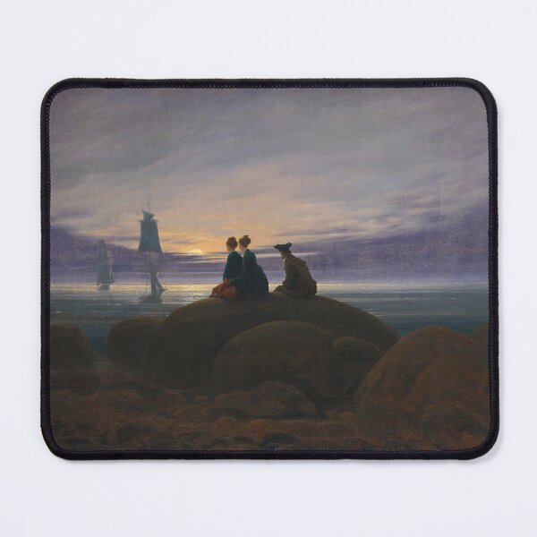 Item preview, Moonrise over the Sea by Caspar David Friedrich, 1822 designed and sold by Vintage Wall Art.