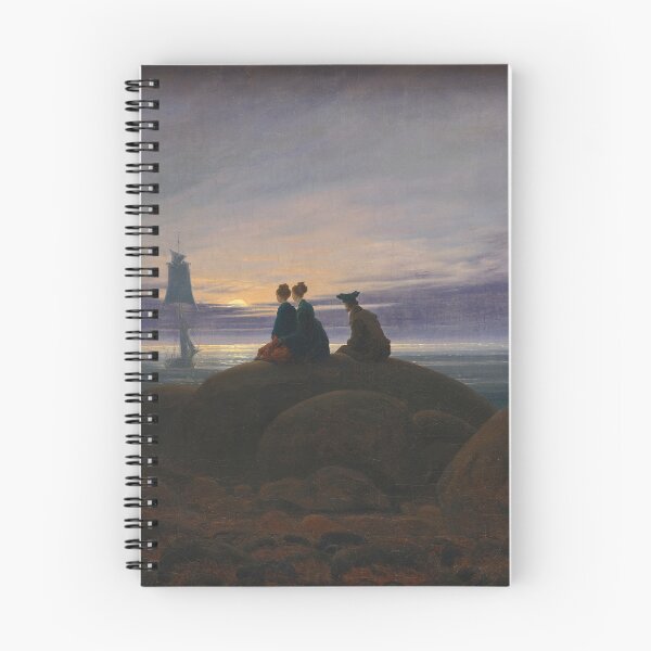 Item preview, Moonrise over the Sea by Caspar David Friedrich, 1822 designed and sold by Vintage Wall Art.