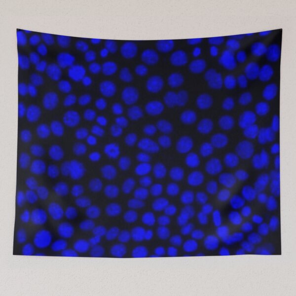 Item preview, Blue nuclei in epithelial cells. Nature inspired polka-dots! designed and sold by ArtByScience.
