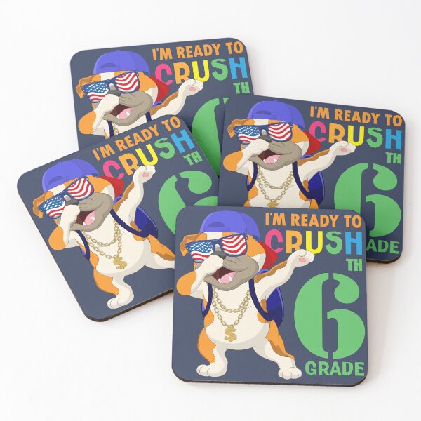 Item preview,   I'm Ready To Crush 6 th Grade  Funny Dabbing Pug Dog Dab  Back To School designed and sold by ANO  RIC.