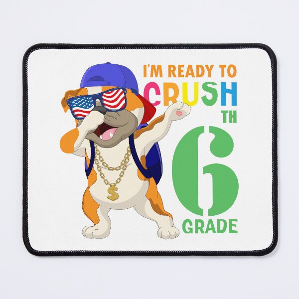 Item preview, I'm Ready To Crush 6 th Grade Funny Dabbing Pug Dog Dab Back To School designed and sold by ANO RIC.