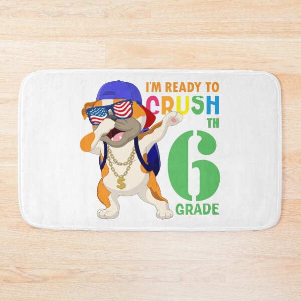 Item preview,   I'm Ready To Crush 6 th Grade  Funny Dabbing Pug Dog Dab  Back To School designed and sold by ANO  RIC.