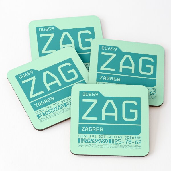 Item preview, Luggage Tag C - ZAG Zagreb Croatia designed and sold by VoodooCircus.
