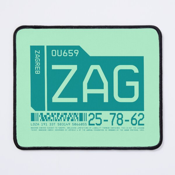 Item preview, Luggage Tag C - ZAG Zagreb Croatia designed and sold by VoodooCircus.