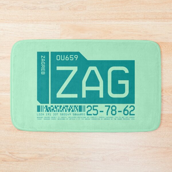 Item preview, Luggage Tag C - ZAG Zagreb Croatia designed and sold by VoodooCircus.