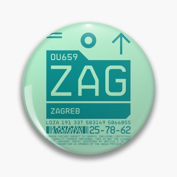 Item preview, Luggage Tag C - ZAG Zagreb Croatia designed and sold by VoodooCircus.