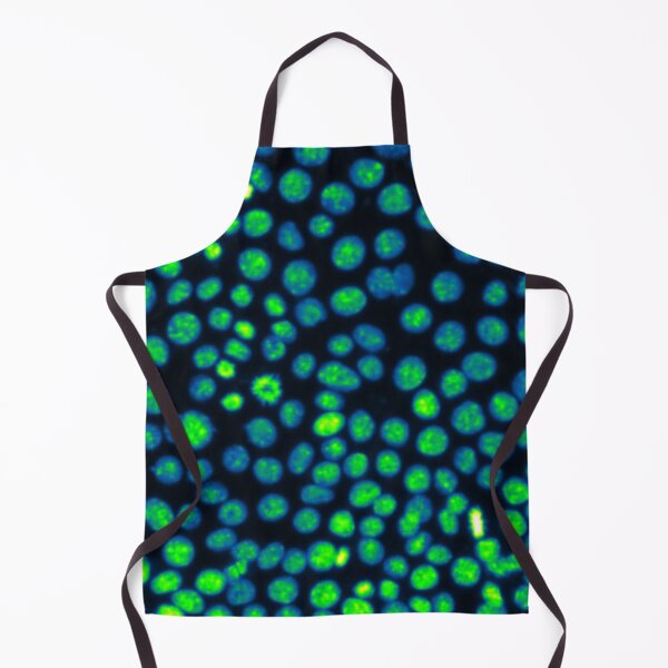 Item preview, Green nuclei in epithelial cells. Nature inspired polka-dots! designed and sold by ArtByScience.