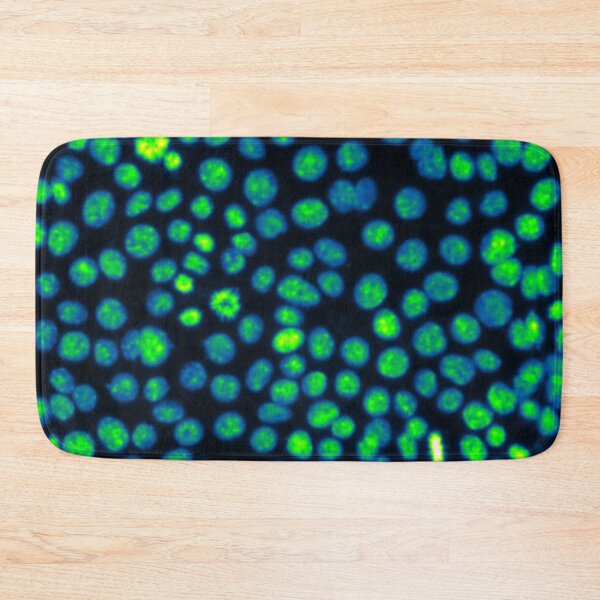 Item preview, Green nuclei in epithelial cells. Nature inspired polka-dots! designed and sold by ArtByScience.
