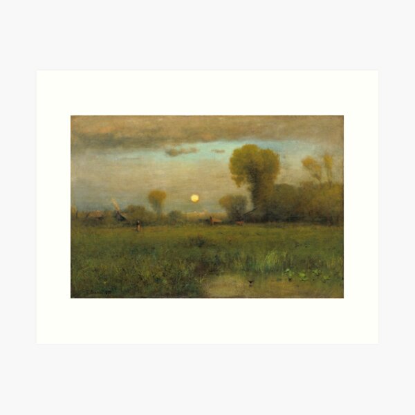 Item preview, Harvest Moon by George Inness, 1891  designed and sold by Vintage Wall Art.