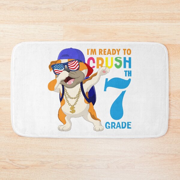 Item preview,    I'm Ready To Crush 7 th Grade  Funny Dabbing Pug Dog Dab  Back To School designed and sold by ANO  RIC.